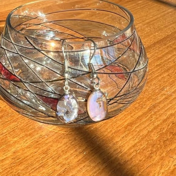 Boulder Opal Earrings - Picture 4 of 5